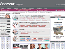 Tablet Screenshot of pearsonsurgical.com